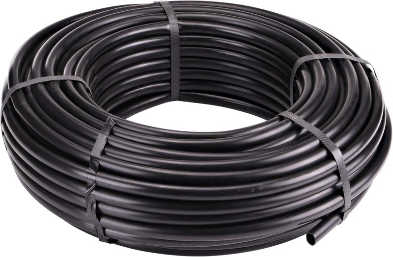 Raindrip 052020P 1/2-Inch Drip Irrigation Water Supply Tubing, For Garden Irrigation Drippers, Emitters, and Systems, Black Polyethylene - Image 1