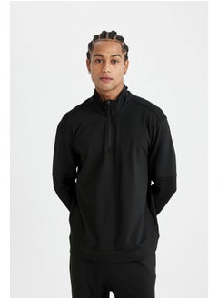 DeFacto Man Knitted Standart Fit High Neck Long Sleeve Sweatshirt  - Image 4