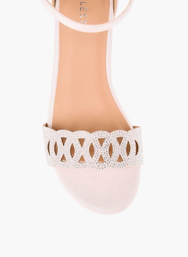 سيليست صنادل بناتي مزينة بإغلاق لاصق - Image 4