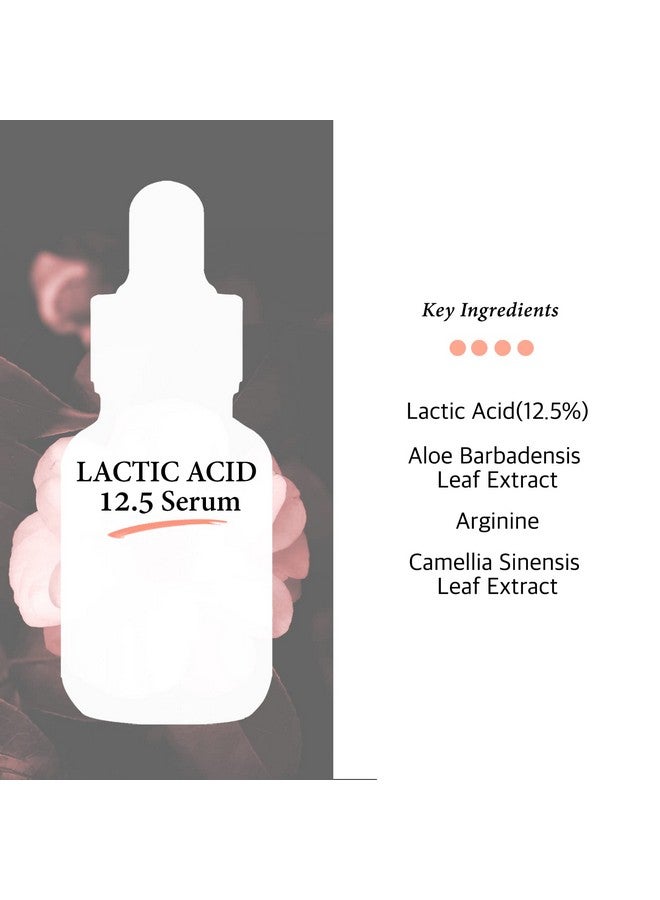 Cos De BAHA Lactic Acid 12.5% Hydrating Serum With Botanical Extracts - Gentle Skin Renewal And Radiance, Enhanced With Aloe Vera And Green Tea, Soothes And Balances For A Glowing Complexion, 1 Fl Oz (30Ml)