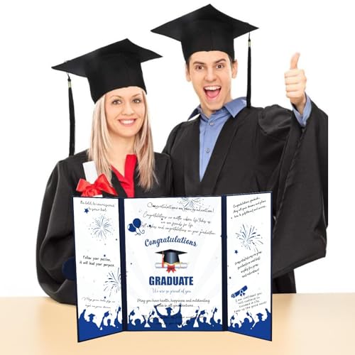 Togvu Graduation Guest Book, Blue Theme Class of 2024 Graduate Party Decorations, Graduation Congrats Signature Book Party Supplies, 2024 Grad Party Gifts for High School & College Celebrations - Image 5