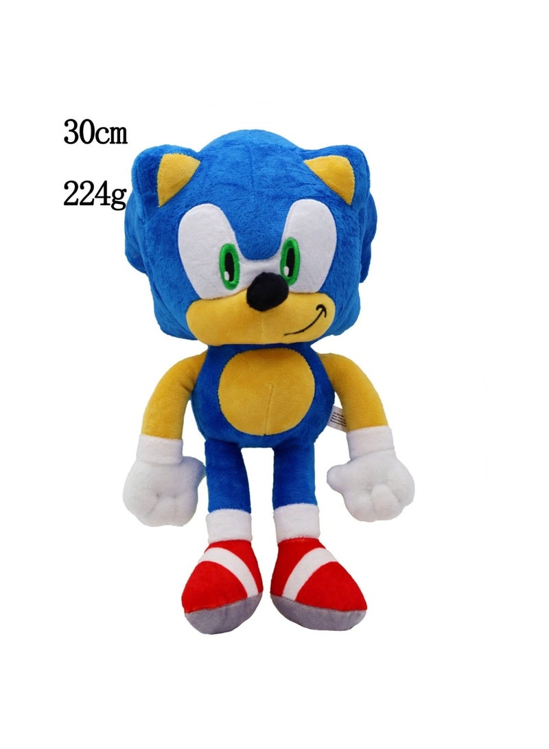 Huitich The Hedgehog With Red Shoes and Green Eyes, 30 Cm Blue - Image 2