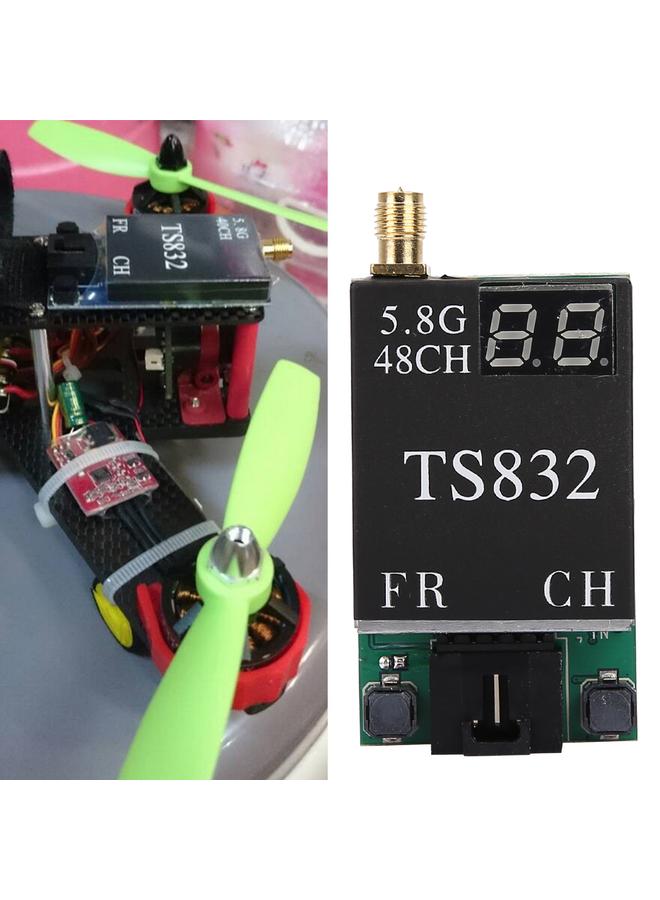 5.8G 48CH 600mW Wireless AV System FPV Image Transmitter Module Board TS832