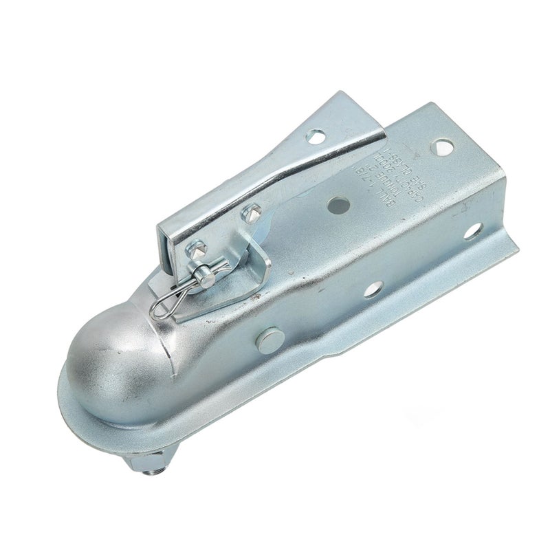 2.36in Trailer Coupler Straight Tongue 2000lbs Load Easy Lock with A 1 7/8in Ball for RV Boat Camper - Image 4