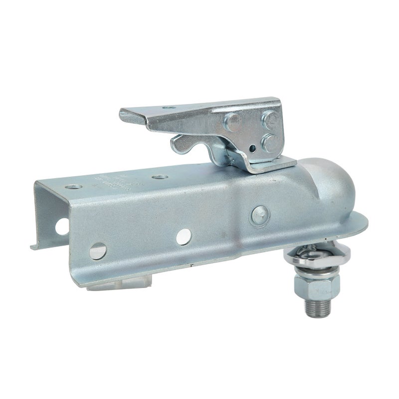 2.36in Trailer Coupler Straight Tongue 2000lbs Load Easy Lock with A 1 7/8in Ball for RV Boat Camper - Image 2