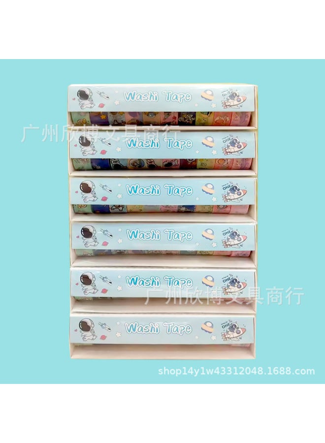 Xinbo Sanrio Cartoon And Paper Tape 10 Rolls Children's Hand Account Material Decoration Cute Stickers Pupil Stickers - Image 1