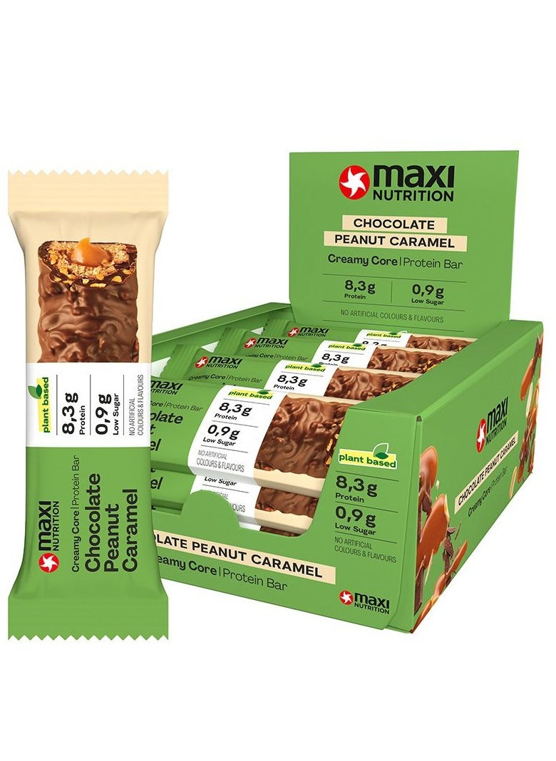 Maxi Nutrition Maxi Nutrition Vegan Bar Chocolate Peanut Caramel 45G - Box of 12 pcs 
