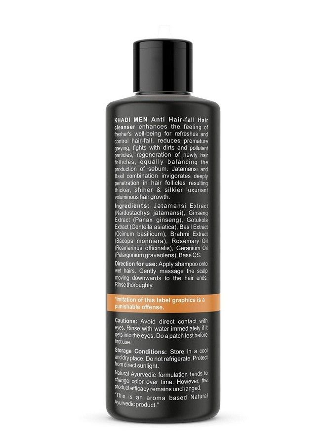 KHADI MEN Anti Hairfall Shampoo For Men Pack Of 2  - Image 4