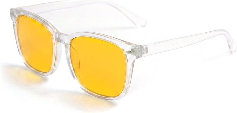 Blue Light Blocking Glasses Better Sleep UV Protection Glasses for Men Women Computer Games TVs Mobile Phones Screens Blue Ray Protection - Image 1