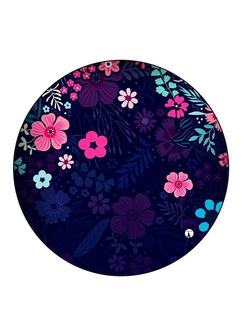 Flowers Printed Mouse Pad Multicolour