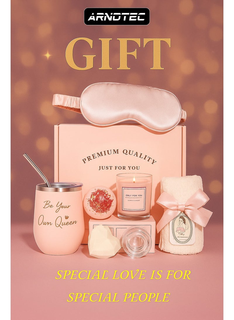 ARNOTEC هدايا عيد الميلاد للنساء، مجموعات سلال الهدايا العادية، أفكار هدايا فريدة للنساء، هدايا للأم والأخوات وأفضل الأصدقاء والزوجات، هدايا للنساء للزملاء والمعلمين والممرضات - Image 1