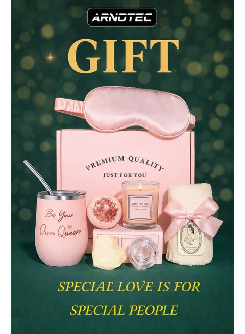 Birthday & Holiday Gifts for Women, Relaxing Spa Gift Basket Set, Unique Gift Ideas for Christmas, Mother’s Day, Thanksgiving & Anniversary, Gifts for Mom, Sister, Best Friend, Wife, Coworker, Teacher, Nurse