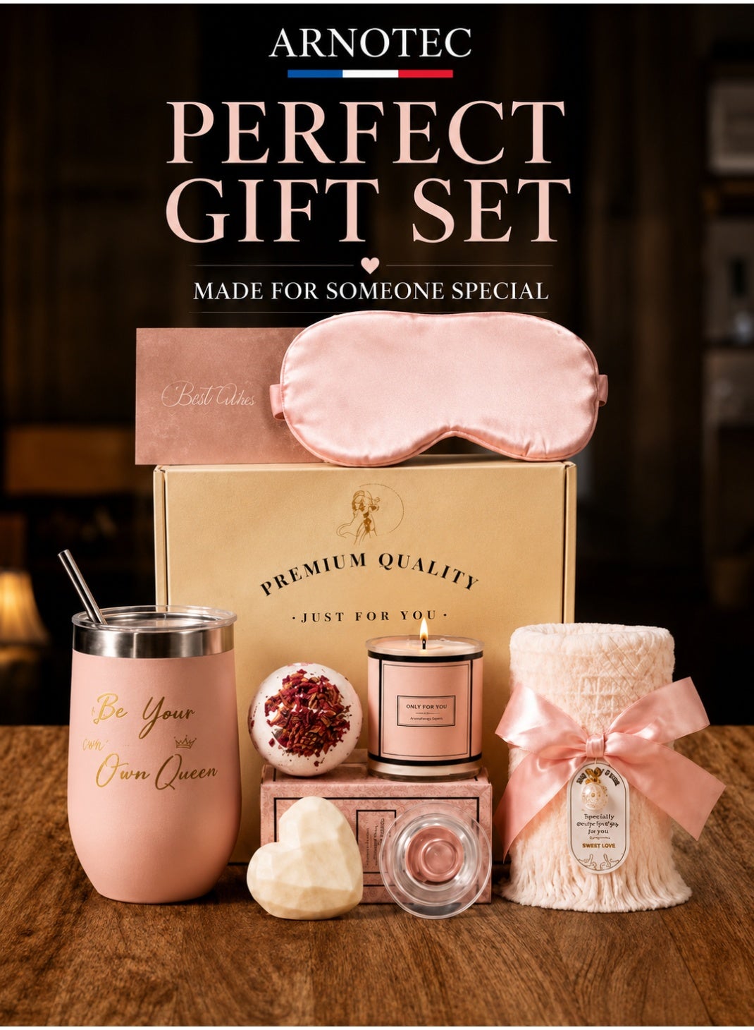 Mother's Day, Birthday & Holiday Gifts for Women, Relaxing Spa Gift Basket Set, Unique Gift Ideas for Christmas, Mother’s Day, Thanksgiving & Anniversary, Gifts for Mom, Sister, Best Friend, Wife, Coworker, Teacher, Nurse