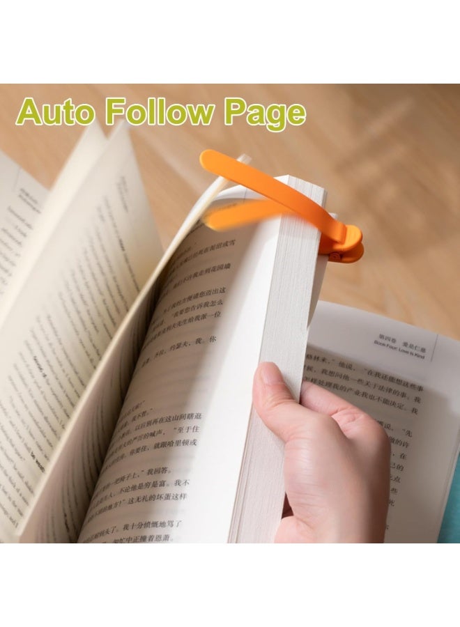 6 قطع ملصقات تلقائية، ملصقات ذكية من السيليكون لقراءة الكتب، ملصقات مميزة وجميلة للكتاب، ملصقات ملخصة لصفحات الكتب هدايا لأحباء الكتب للرجال والنساء والأطفال (6 قطع ملونة) - Image 3