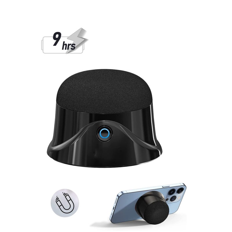 Barakah 1 PCS Portable Magnetic Small Bluetooth Speaker, 5W Stereo Sound, Deep Bass, 9H Playtime, TWS Pairing Speaker for Home, Outdoor Travel, Golf Carts, Support for iPhone 12/13/14 - Image 1