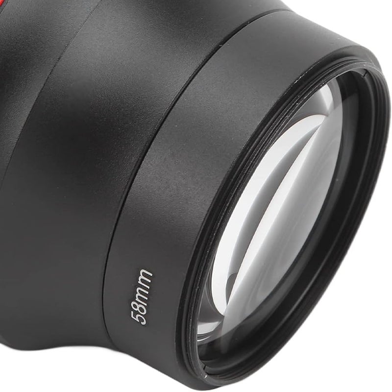 58mm Wide Angle Lens 0 43X Macro Optical Glass Camera Lens Aluminum Alloy - Image 4