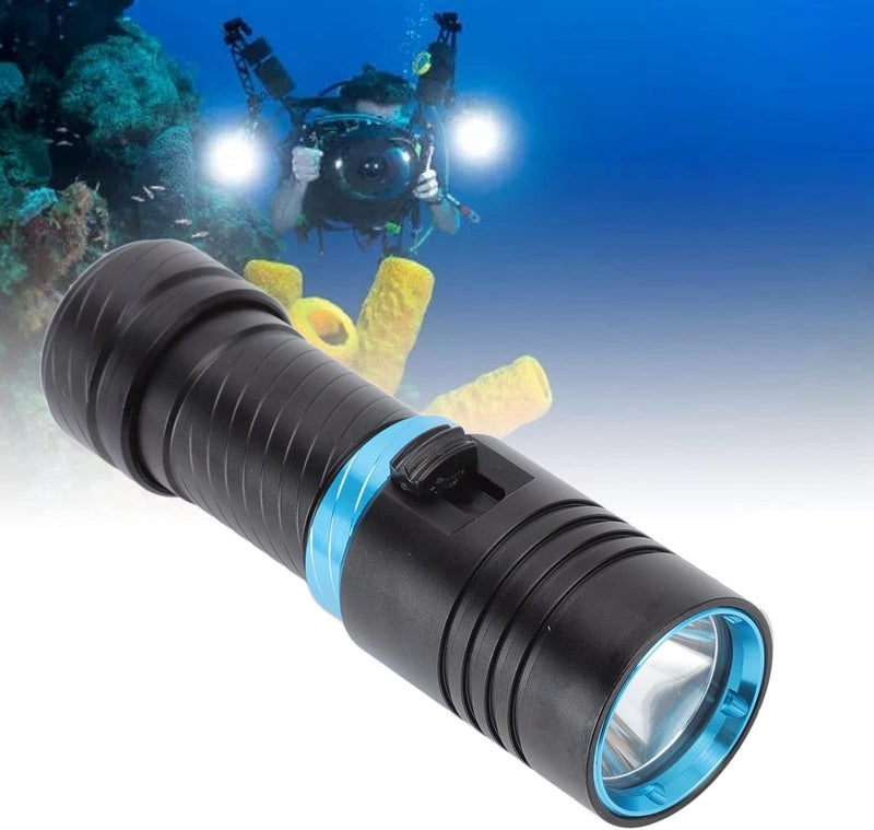 Yechiry 5000LM Dimmable Diving Flashlight with L2 LED Beads - IPX8 Waterproof for Underwater Use - Image 4
