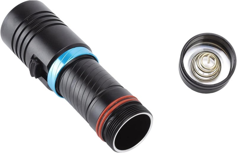 Yechiry 5000LM Dimmable Diving Flashlight with L2 LED Beads - IPX8 Waterproof for Underwater Use - Image 2
