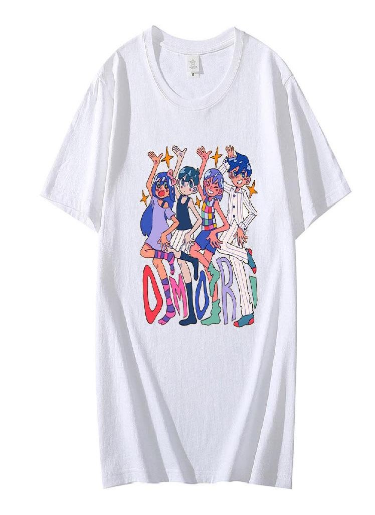 Eckek - تي شيرت Omori لعبة Omori RPG Anime Omocat Teen Videogame Aubrey Young Hero Omori Game Kelsey Boy Fashion Lofi Monster - Image 1