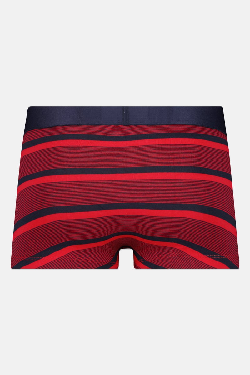 JACK & JONES Men 1 Pack Stripe Print Trunks, Multicolor - Image 2