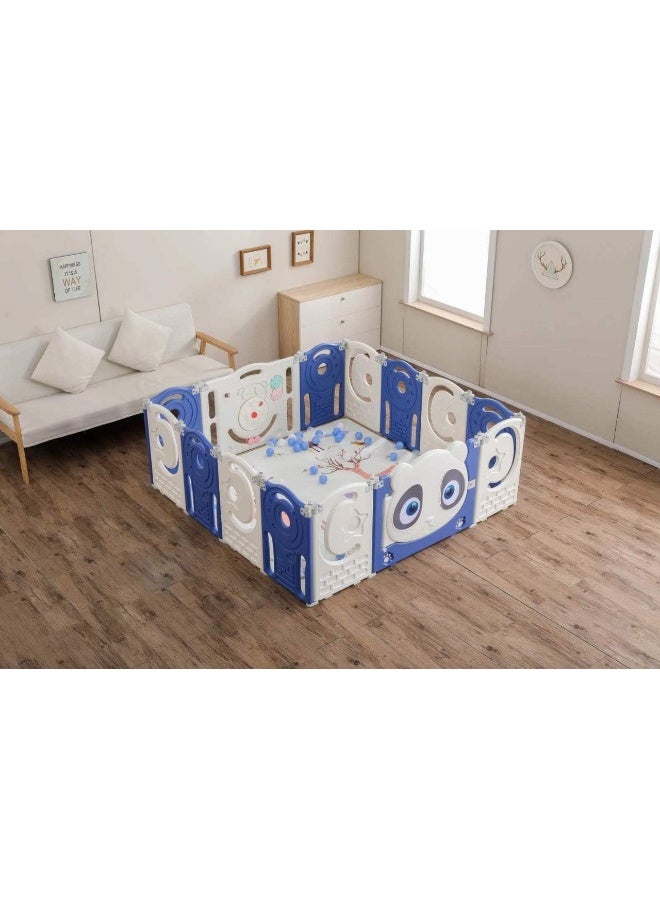 Rainbow Toys RBW TOYS Kids Colorful Sweet Baby Playpen Plastic Children Play Fence indoor playground for home play yard - Image 2