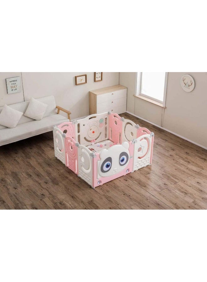 Rainbow Toys RBW TOYS Kids Colorful Sweet Baby Playpen Plastic Children Play Fence indoor playground for home play yard - Image 3