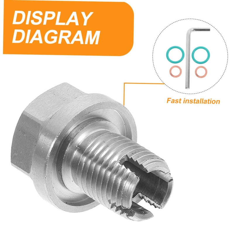 Car Oil Drain Plug Replacement Kit With Gasket For Engine Sump Bolt - Image 5