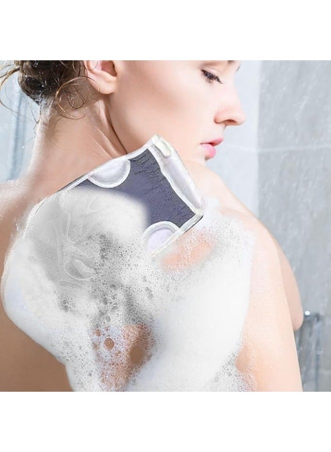 3pcs Body Scrub Tools Bath Sponge Bath Loofah Back Cleaner Exfoliating Gloves - Image 3