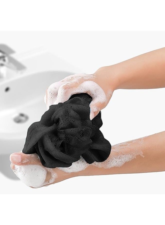 3pcs Body Scrub Tools Bath Sponge Bath Loofah Back Cleaner Exfoliating Gloves - Image 4