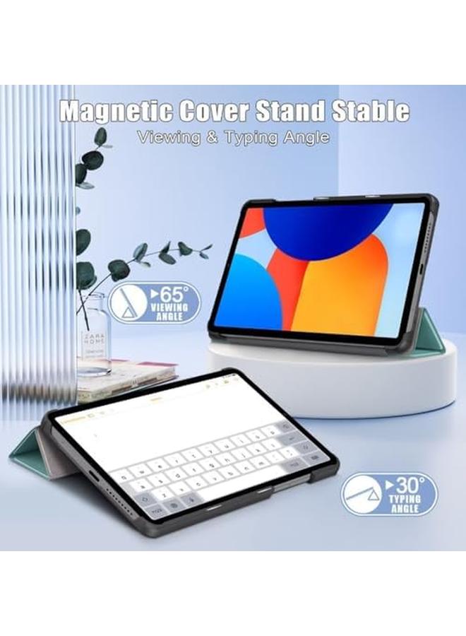 erorex - Case For Xiaomi Redmi Pad Se 8.7 4G Stand Feature Ultra Thin Smart Cover With Auto Sleep Wake Pu And Pc Anti Scratch Protective Case For Redmi Pad Se 8.7 4G Green - Image 1
