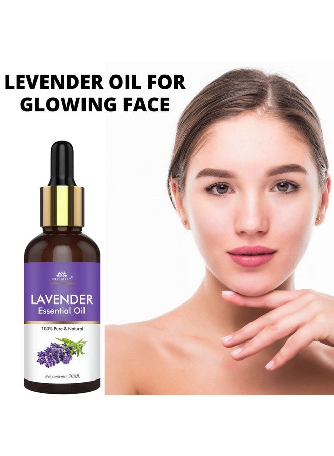 INTIMIFY زيت اللافندر الأساسي INTIMIFY لنمو الشعر، العناية بالبشرة، الوجه والعلاج بالروائح للرجال والنساء 30 مل (عبوة من 1) - Image 3