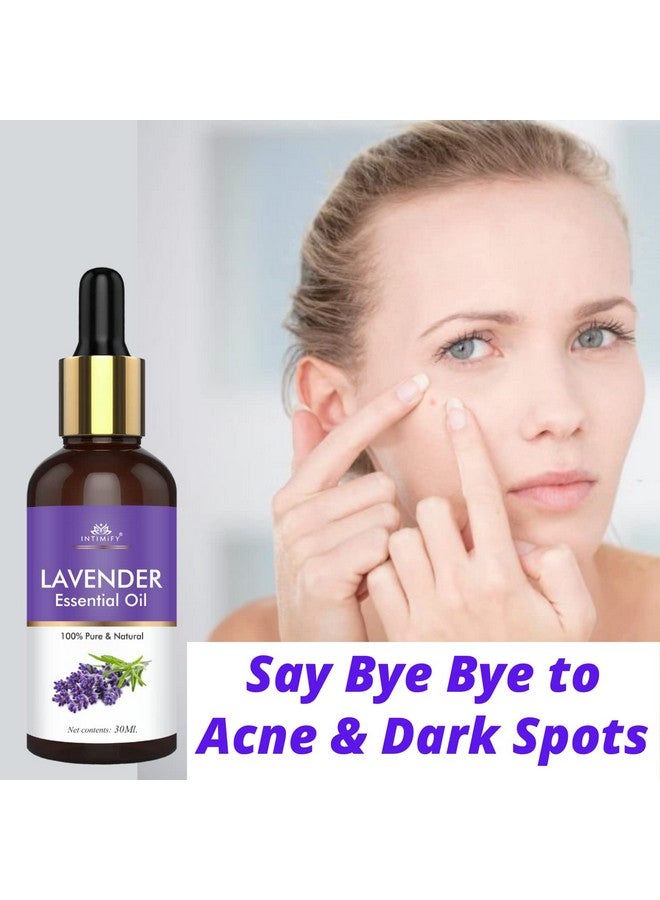 INTIMIFY زيت اللافندر الأساسي INTIMIFY لنمو الشعر، العناية بالبشرة، الوجه والعلاج بالروائح للرجال والنساء 30 مل (عبوة من 1) - Image 4