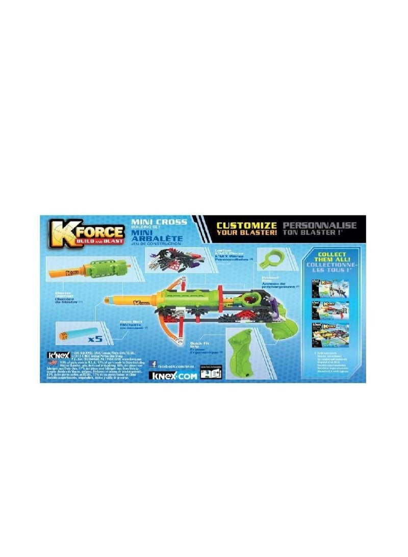 K'NEX K-FORCE - Mini Cross Building Set - 82 Pieces - Ages 8+ Engineering Educational Toy - Image 1