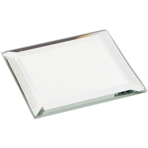 Plymor 2 Square 3mm Thick Beveled Glass Mirror Pack of 3