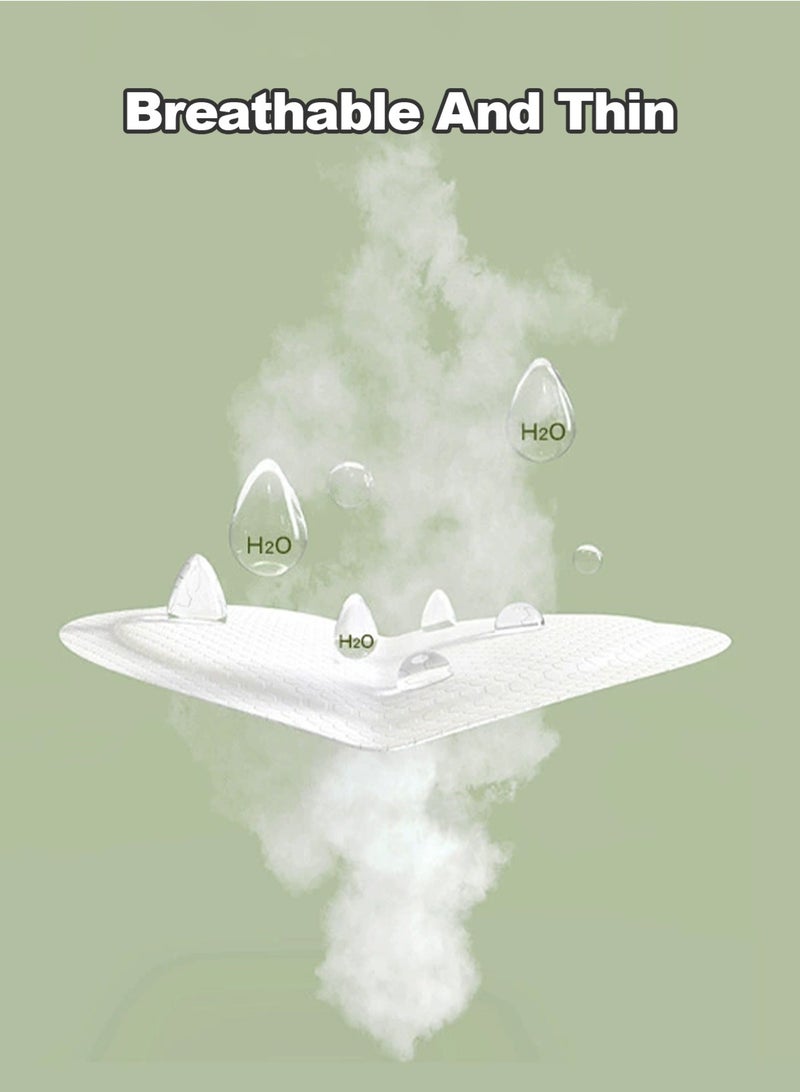 URbazaar 100 count Disposable Breast Pads Medical-grade Nursing Pads Super Absorbent Nursing Pad Breastfeeding Essentials Sterilized Individually Packed - Image 4