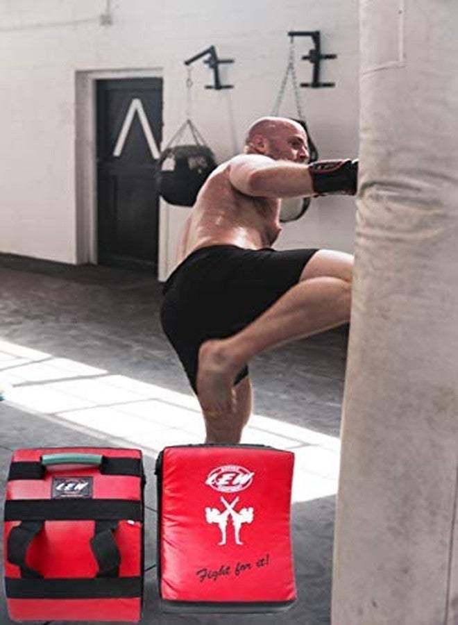 LEW Vinyl Muay Thai MMA Kickboxing Training Kick Focus Pads - Image 3