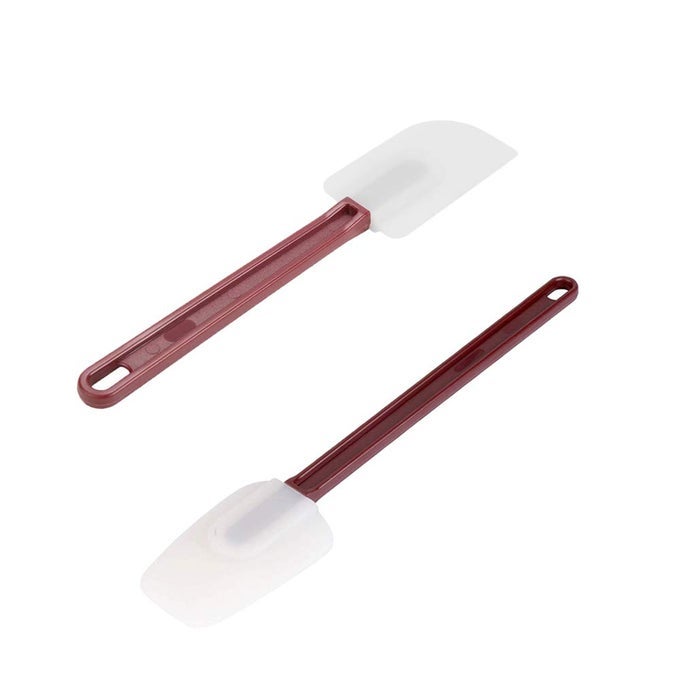 HIGH HEAT RESISTANT SILICONE SCRAPER SPOON COMMERCIAL SPATULA FOR COOKING RUBBER SPATULA SET OF 2 135