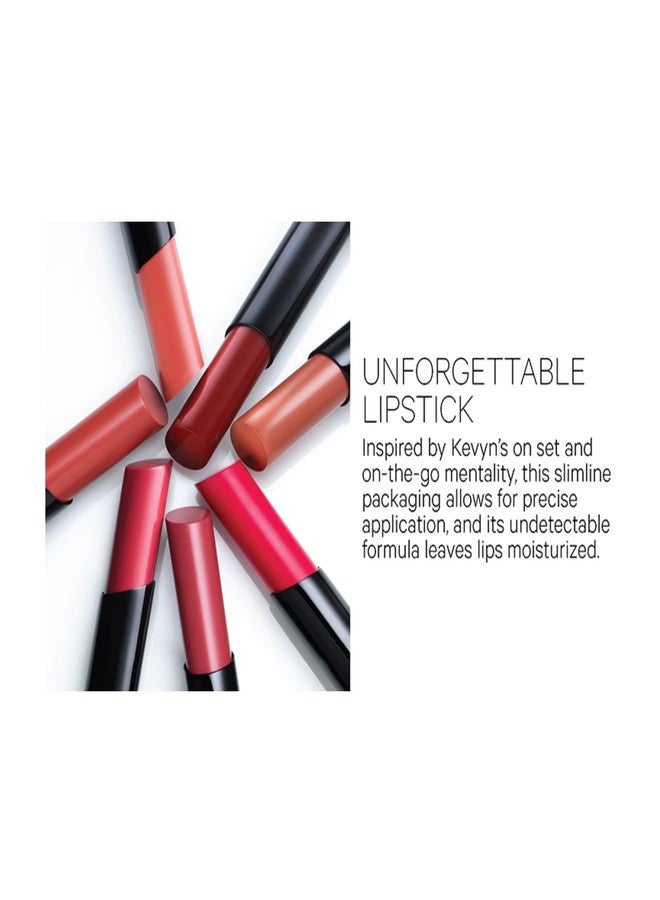 Kevyn Aucoin Unforgettable Lipstick, Belle of the Ball color with Shine finish: Intense color plus slim design with a weightless formula allows for a precise application for a makeup novice or expert. - Image 2