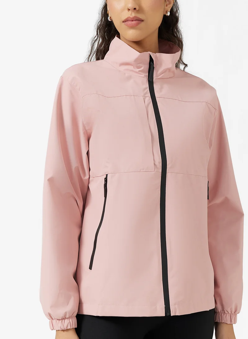 FRWD Waterproof Windbreaker Zip Up Jacket