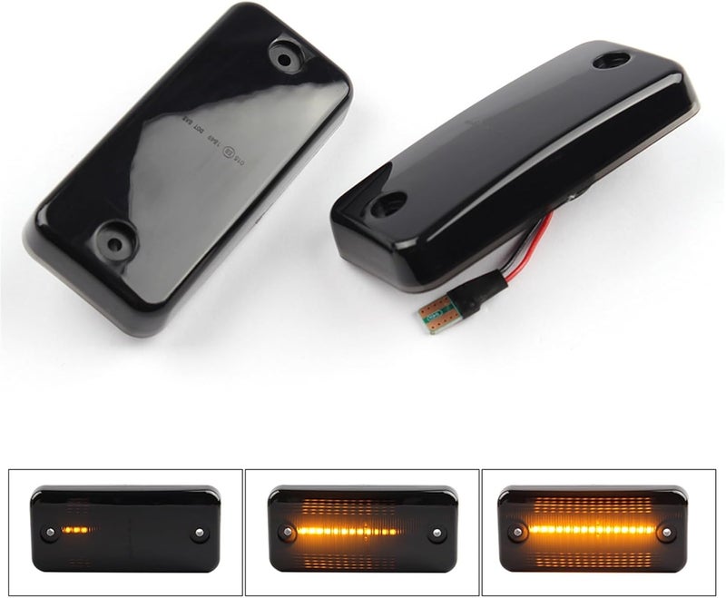 Vuzmode Dynamic Turn Signal Lights - 2Pcs Side Marker Lamps - Image 3