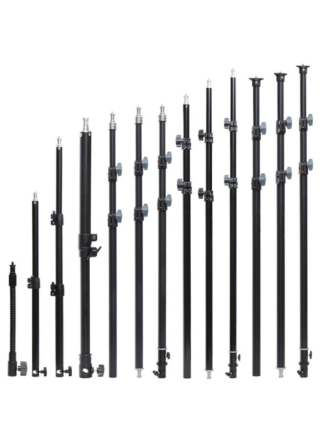 Generic Photography Tripod Central Axle Elevated Pole Frame Lamp Frame Extension Pole Section Telescopic Tube Black Cross Tube For Photography-Body Color:Wine Red  - Image 2