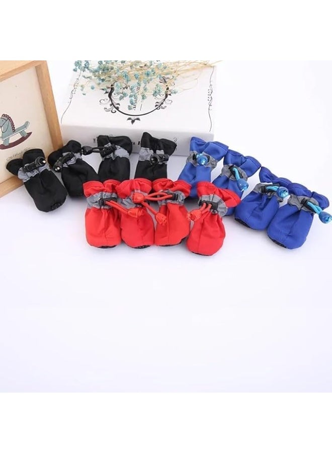 My Souq: Waterproof Non-Slip Dog Boots - Reflective Paw Protectors for All-Weather Safety | Yellow | Size (6) - Image 5