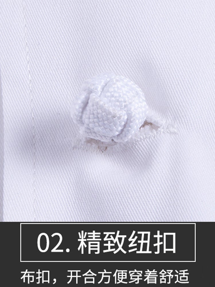 Pure Cotton Chef Work Clothes Sweat Absorbing Breathable Net El Short-Sleeved Dining Restaurant Kitchen Male Summer Baking Female Workers - Image 3