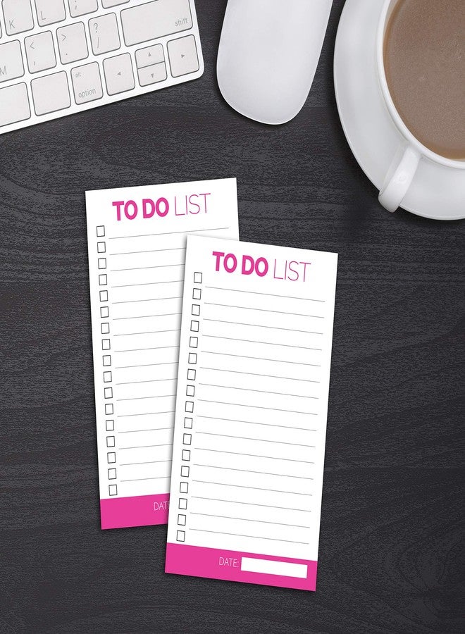 Home Advantage Vertical Index Card To Do Checklist (Pink, 3x5) - Image 2