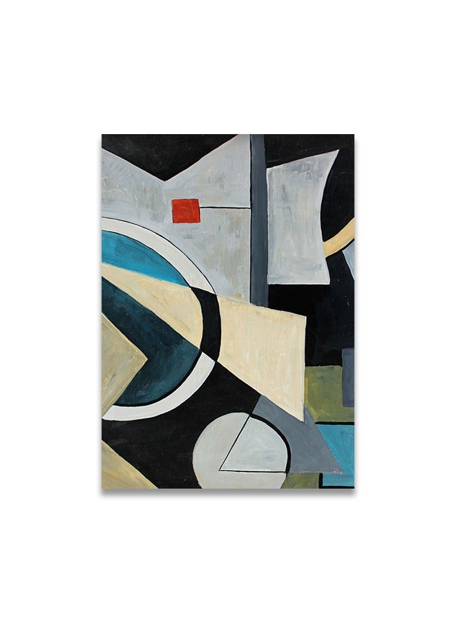 Marktna Canvas Wall Art For Wall Decoration Modern Design With A Hollow Golden Frame, Size 120x80cm One Piece - Image 2