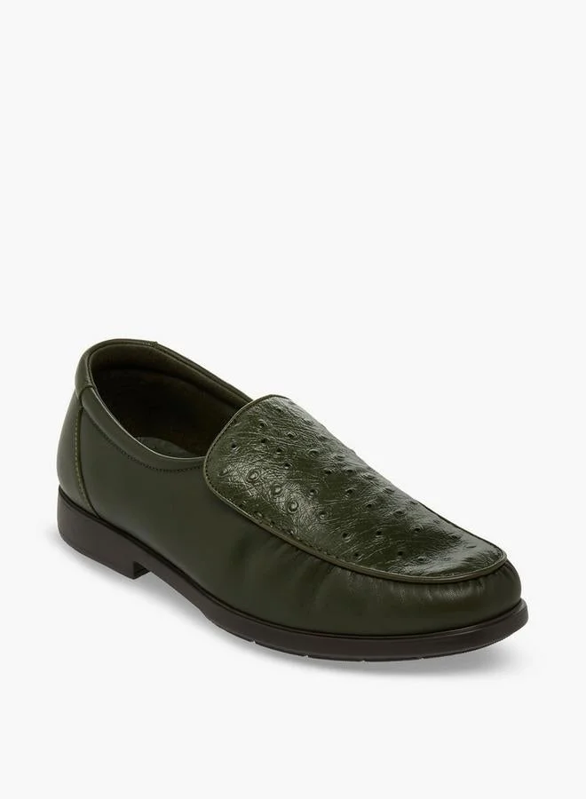 بينوسوس Men Genuine Leather Slip-On Loafers