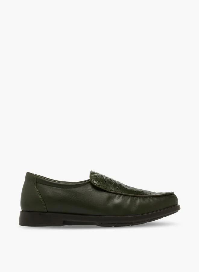 بينوسوس Men Genuine Leather Slip-On Loafers