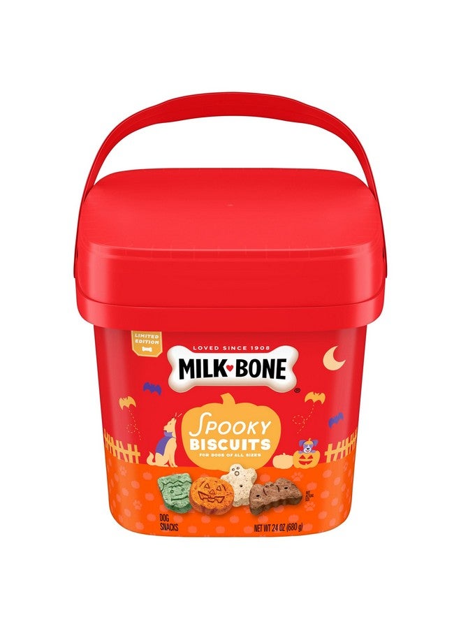 ميلك-بون ميلك بون - بسكويت هالوين المخيف، إصدار محدود، مكافآت للكلاب، دلو سعة 24 أونصة - Image 1