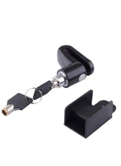 Generic Safety Lock And Anti-Theft Protection, Stainless Steel Small Disc Lock For Motorcycles, Scooters, Swivel Wheel Brake Lock And Others-Black Color  - Image 4