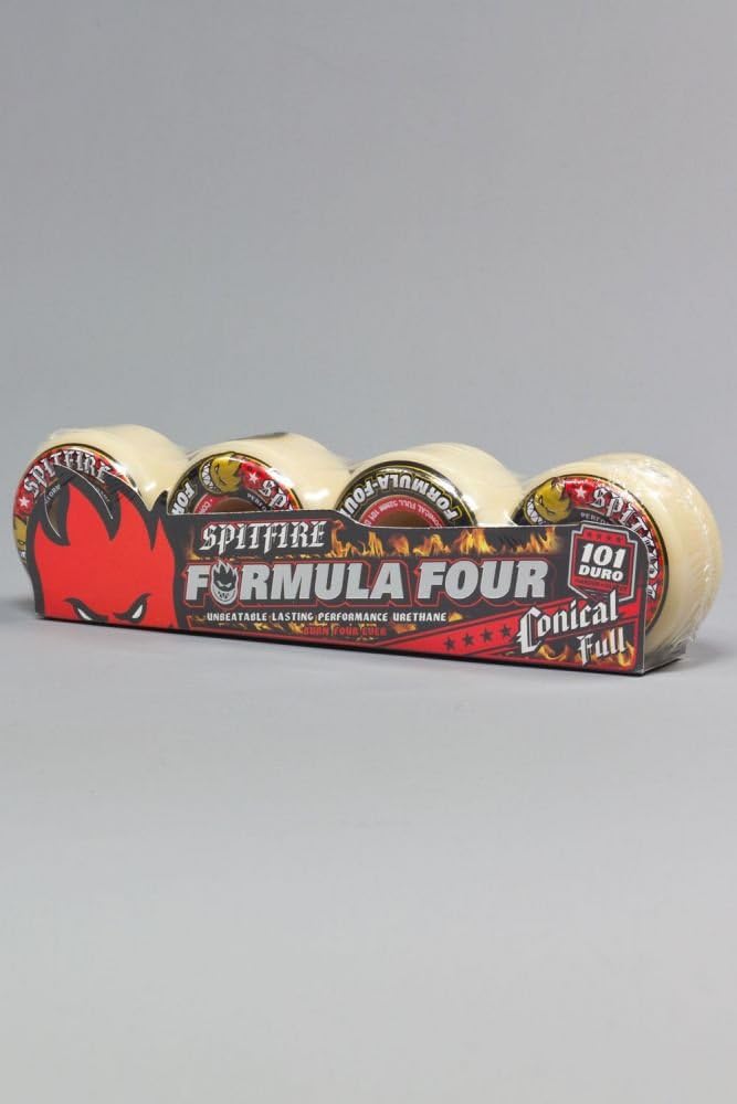 SPITFIRE عجلات سبايت فاير فورمولا فور مخروطية كاملة 101du 53mm للسكيت بورد - Image 3